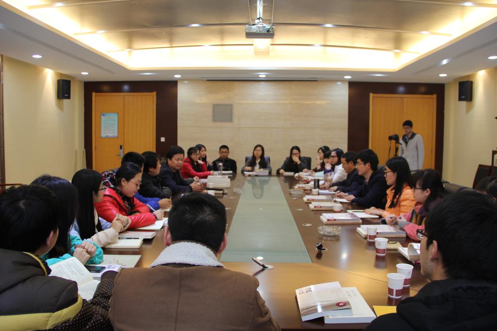 与陕师大文学院师生交流